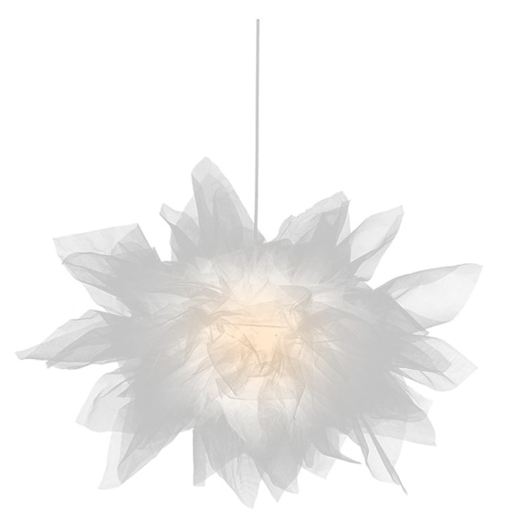 Creative Net Yarn Flower-shaped Chandelier Children Room Lamp Personalized Study Room Lamp, Size:45cm Diameter(Tri-color Light)