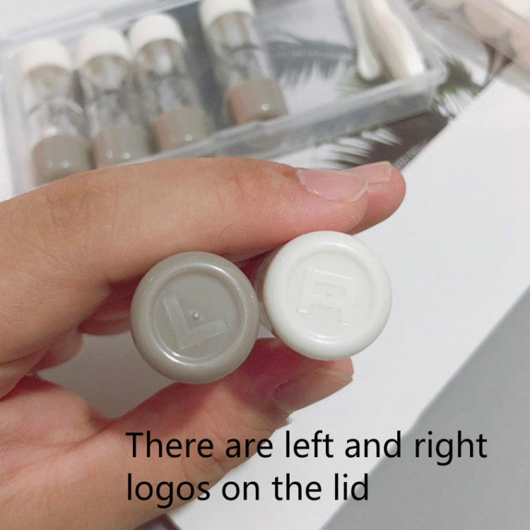 10 PCS Contact Lens Companion Box Double Head Box RGP Rigid Glasses Case Random Colour