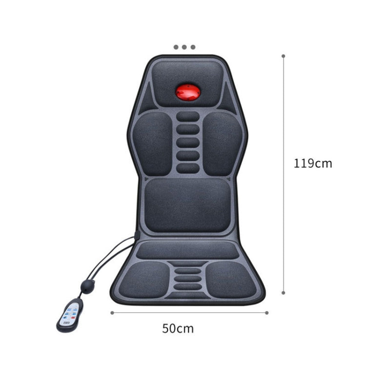 YJ-308 Car Massager Cervical Spine Neck Waist Car Home Heating Whole Body Multifunctional Massage Mat, Specification: Deluxe Edition
