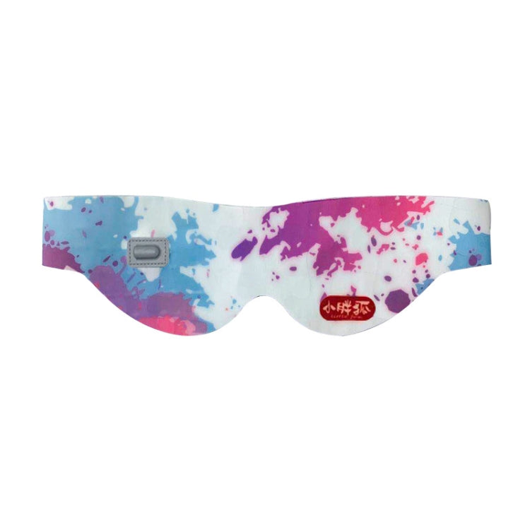 Electric Heating Eye Protection Device to Relieve Eye Fatigue Massage Device Shading Sleep Hot Compress Eye Mask, Style:DC Mouth