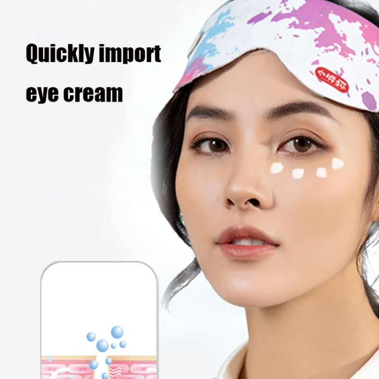 Electric Heating Eye Protection Device to Relieve Eye Fatigue Massage Device Shading Sleep Hot Compress Eye Mask, Style:DC Mouth