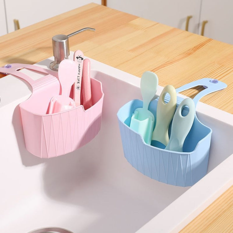 10 PCS Sink Plastic Drain Basket Kitchen Storage Hanging Basket Kitchen Drain Rack