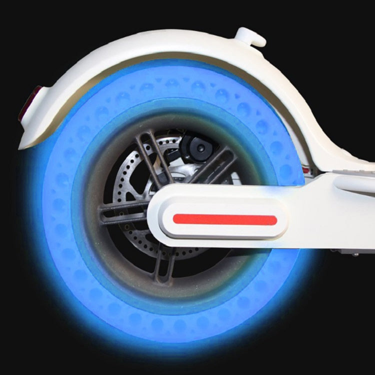 M0137 For Xiaomi Mijia M365 Electric Scooter Accessories 8.5 inch Shock-absorbing Pattern Honeycomb Solid Tire Fluorescent Tire