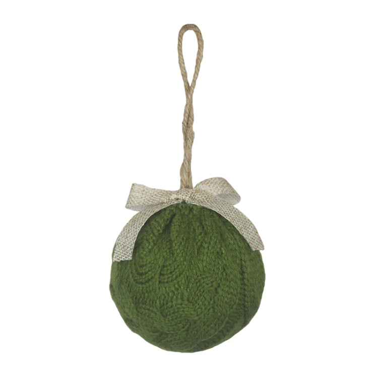 6 PCS Christmas Knitted Ball Ornaments Gift Accessories Christmas Decorations