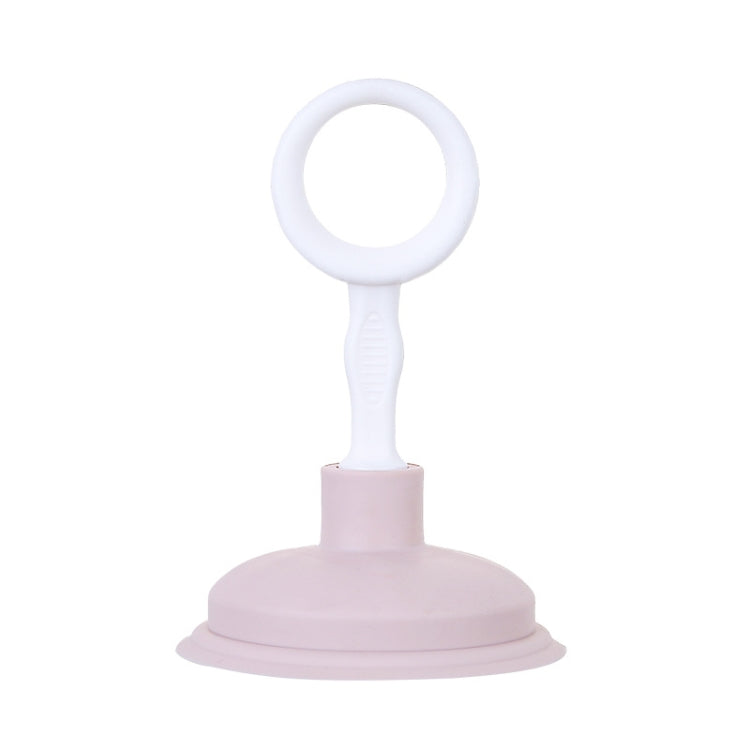 5 PCS Kitchen Portable Leather Suction Sink Pipe Dredger Sewer Clogged Hair Cleaning Tool(Pink)