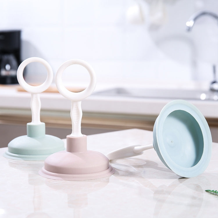 5 PCS Kitchen Portable Leather Suction Sink Pipe Dredger Sewer Clogged Hair Cleaning Tool(Pink)