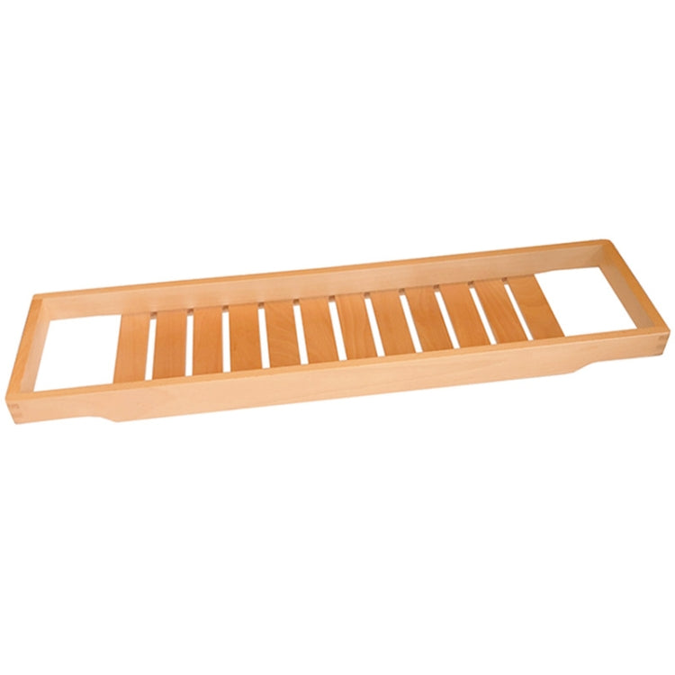 Bathtub Rack Bathroom Storage Rack Homestay Wooden Shelf, Size:80x14.5cm