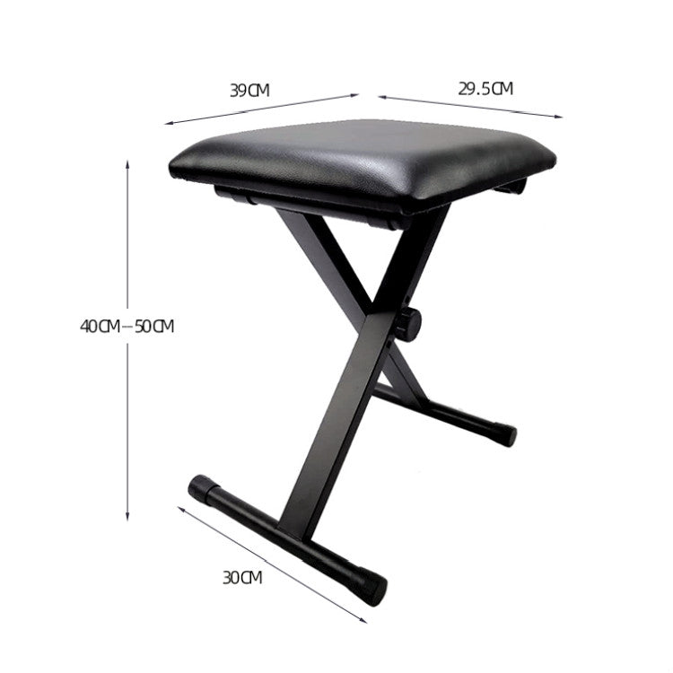 X-shaped Liftable Folding Bench for Musical Instruments