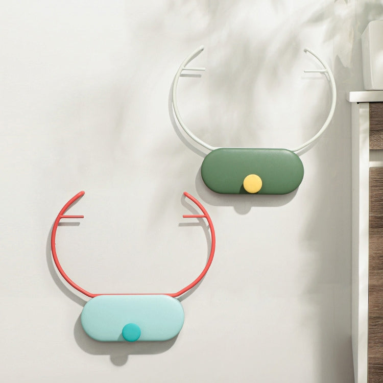 Punch-free Bathroom Washbasin Stand Toilet Wall Hanging Storage Rack Kitchen Wall Antler Hook
