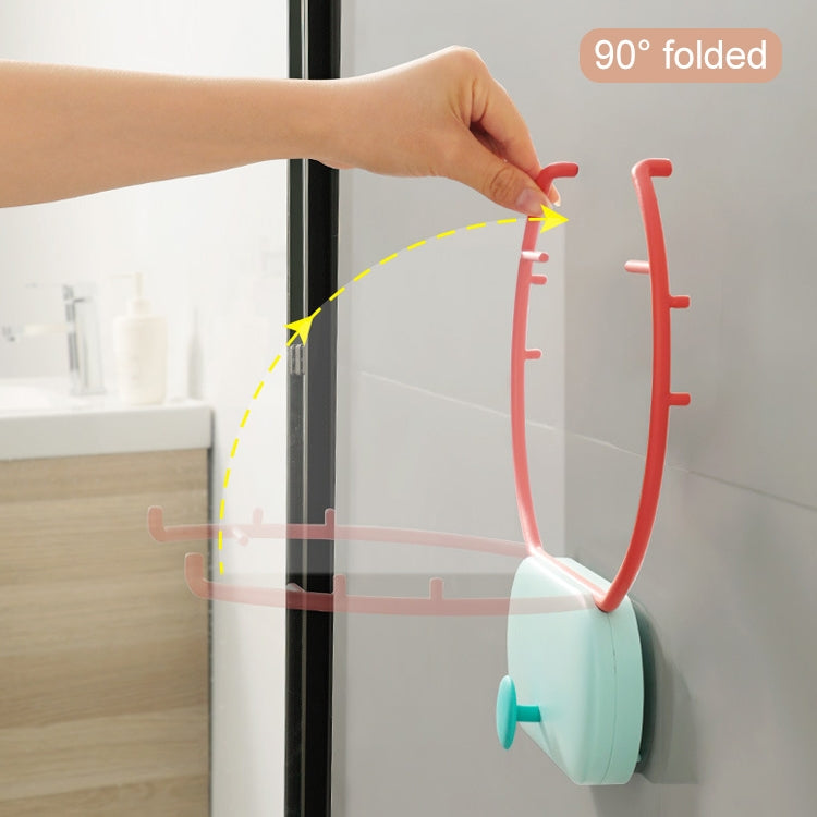 Punch-free Bathroom Washbasin Stand Toilet Wall Hanging Storage Rack Kitchen Wall Antler Hook