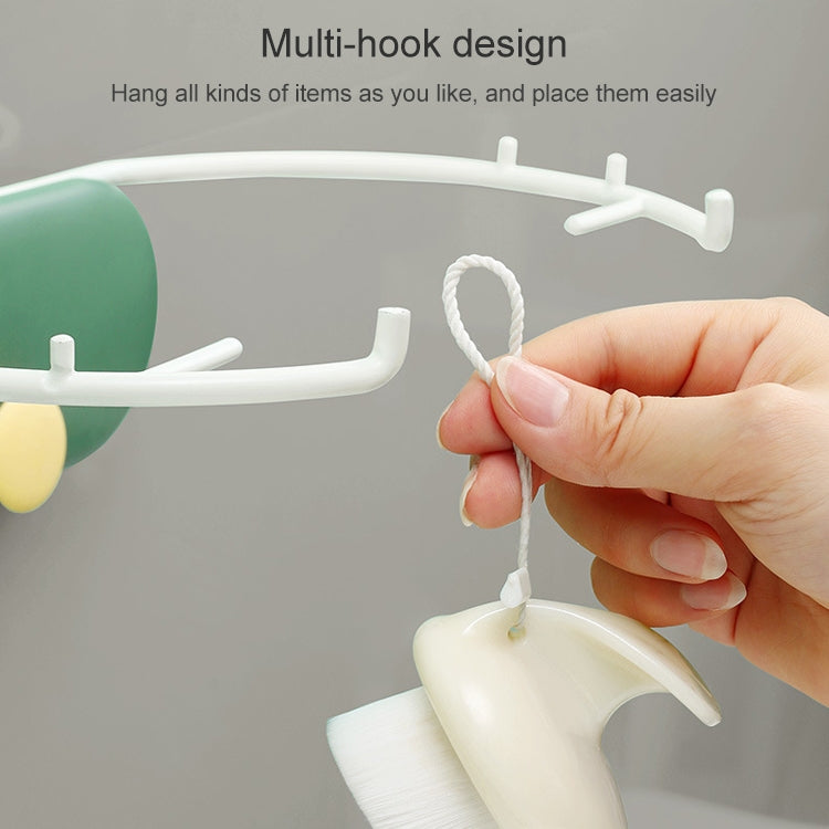 Punch-free Bathroom Washbasin Stand Toilet Wall Hanging Storage Rack Kitchen Wall Antler Hook