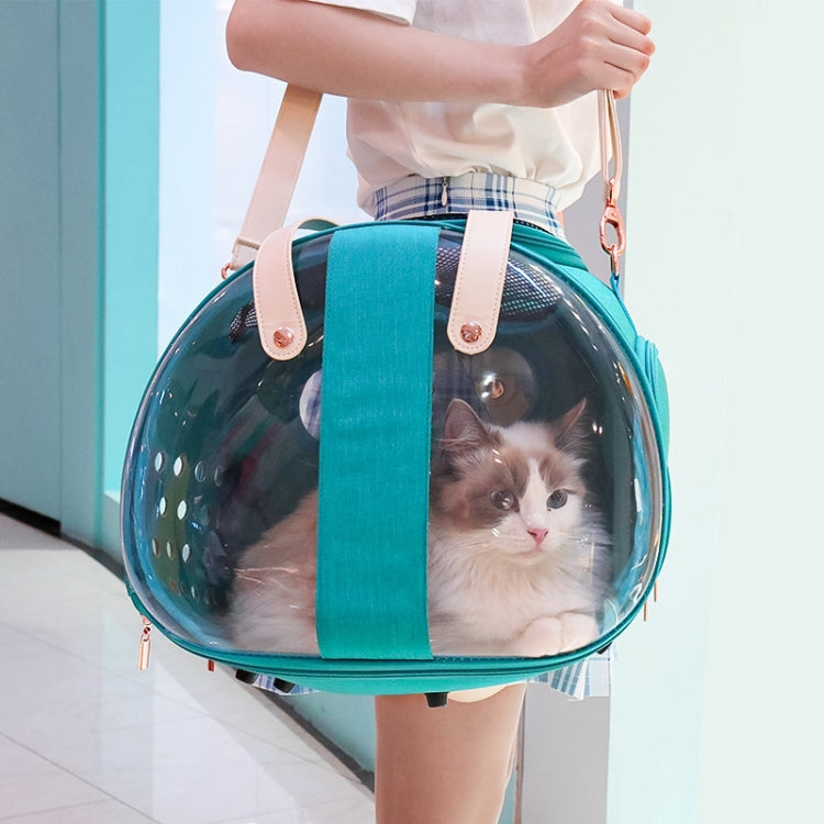 Easy Pet Outing Transparent Backpack Foldable Breathable Cat Bag, Specification: 39X27X30cm