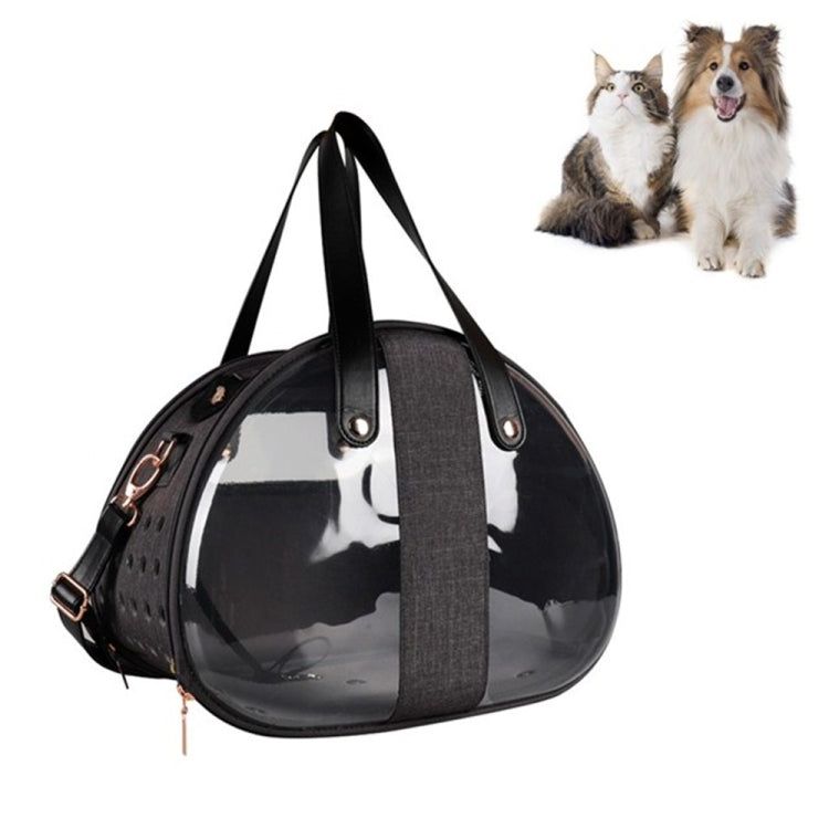 Easy Pet Outing Transparent Backpack Foldable Breathable Cat Bag, Specification: 39X27X30cm