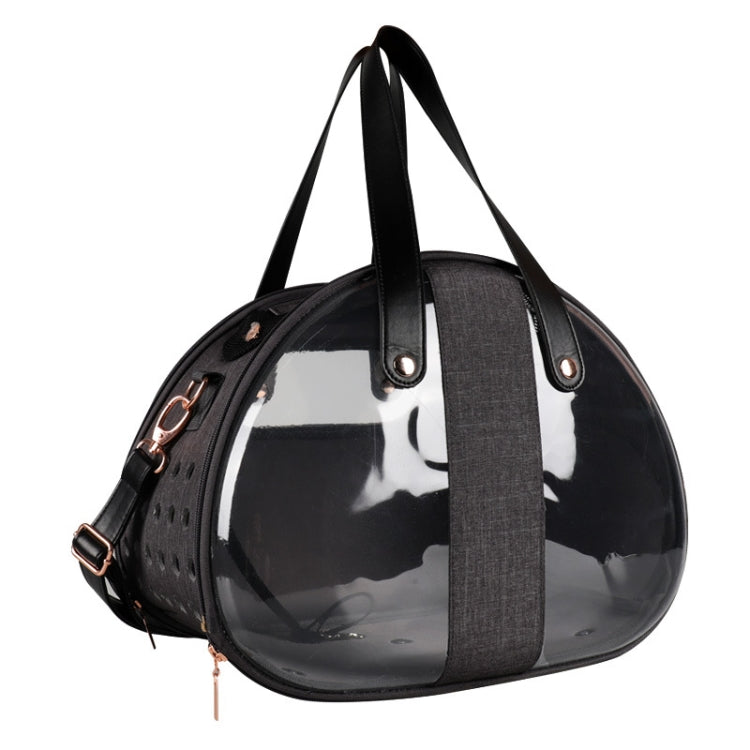 Easy Pet Outing Transparent Backpack Foldable Breathable Cat Bag, Specification: 39X27X30cm