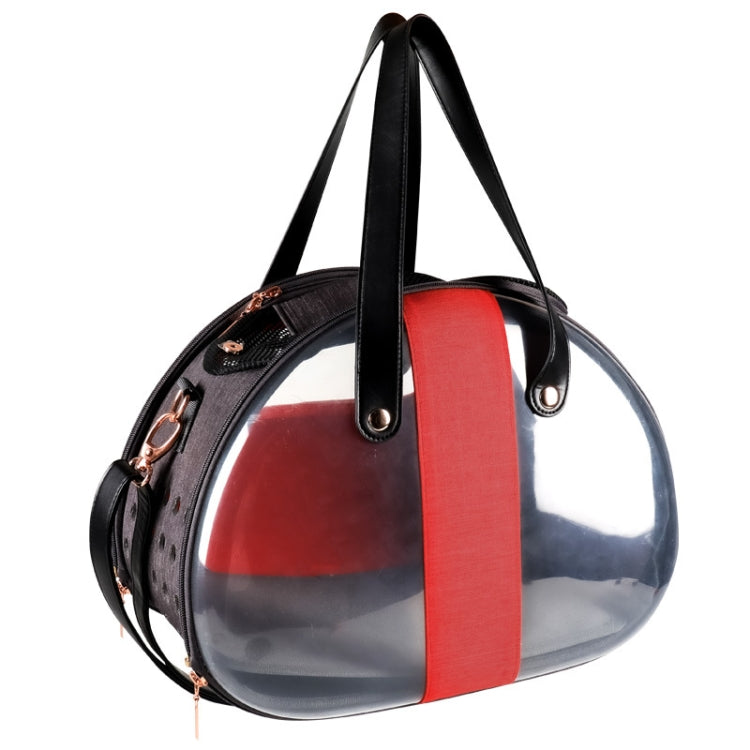 Easy Pet Outing Transparent Backpack Foldable Breathable Cat Bag, Specification: 39X27X30cm