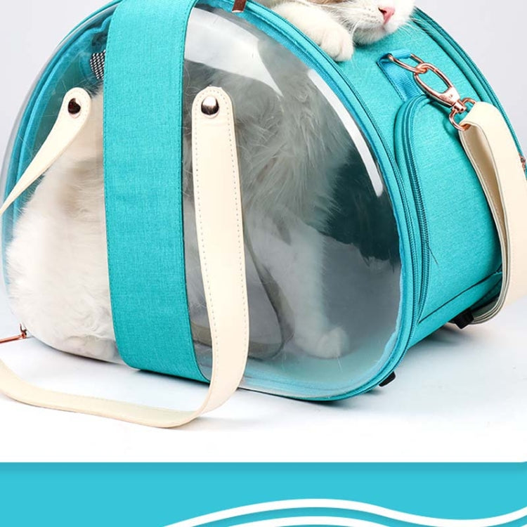 Easy Pet Outing Transparent Backpack Foldable Breathable Cat Bag, Specification: 39X27X30cm