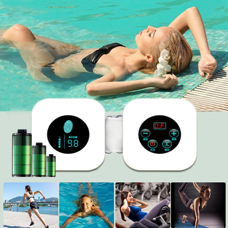 USB Tummy Vibration Massage Slimming Machine Body Shaping Belt Slimming Machine, Style:Stand-alone