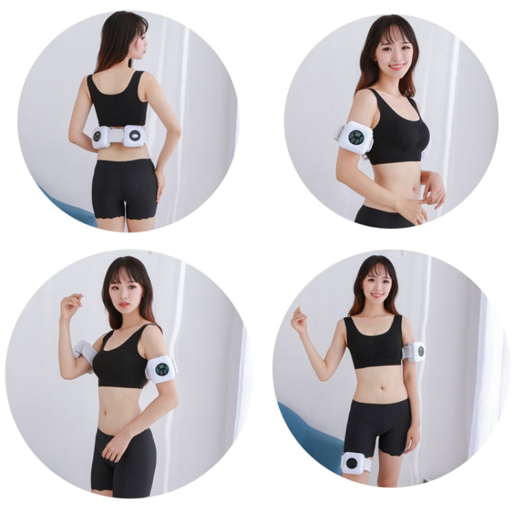 USB Tummy Vibration Massage Slimming Machine Body Shaping Belt Slimming Machine, Style:Stand-alone