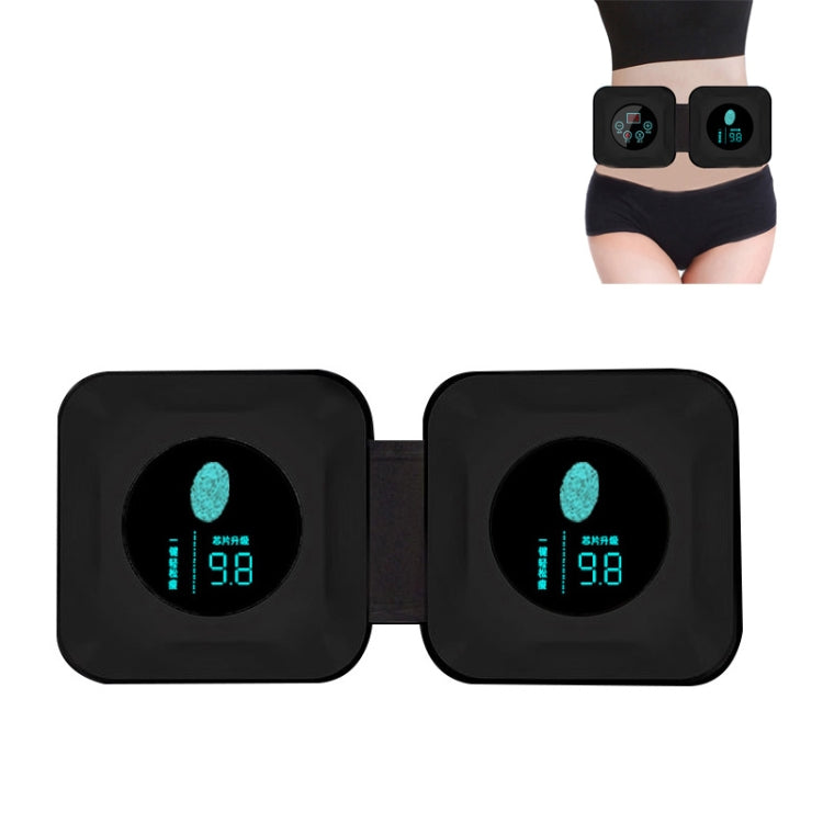 USB Tummy Vibration Massage Slimming Machine Body Shaping Belt Slimming Machine, Style:Dual Model