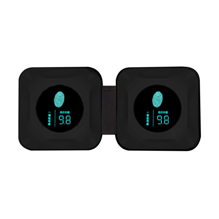 USB Tummy Vibration Massage Slimming Machine Body Shaping Belt Slimming Machine, Style:Dual Model