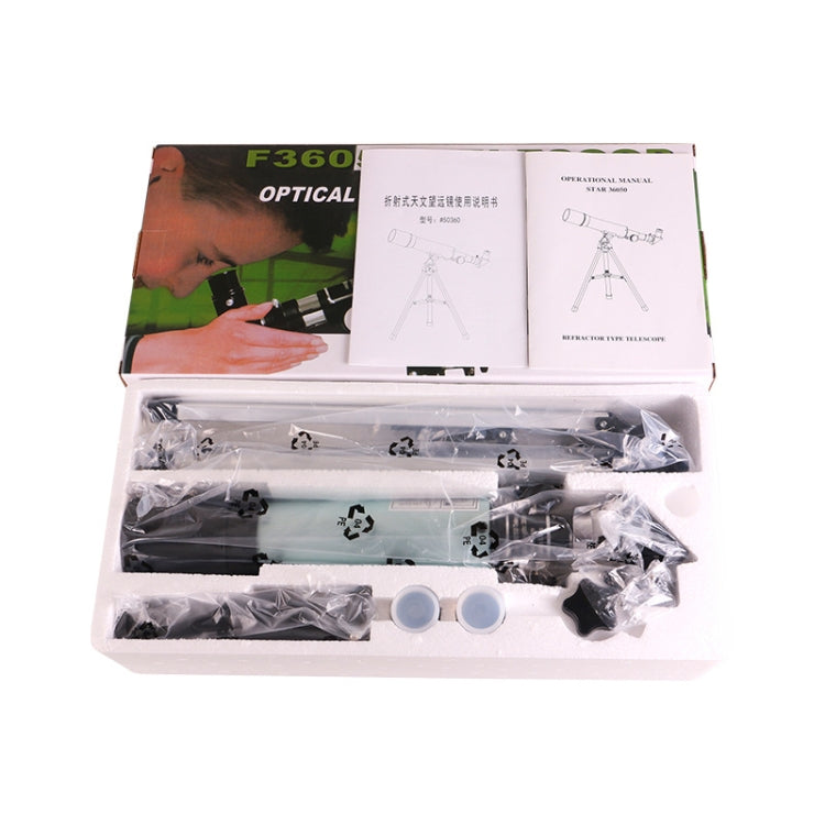 F36050 Astronomical Telescope High-powered High-definition Children Science and Education Experiment Entry-level Telescope