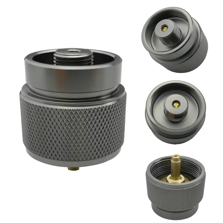 2 PCS Camping Propane Gas Tank Adapter Outdoor Stove Converter Outdoor Stove Connector Accessories US Standard Interface