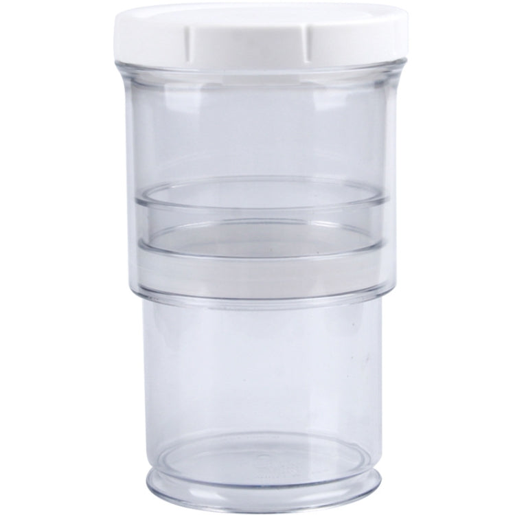 2 PCS Push-type Vacuum Airtight Tank For Kitchen Miscellaneous Grains & Dry Goods Storage Fresh-keeping Tank With Lid, SIze:20.8x10.5cm