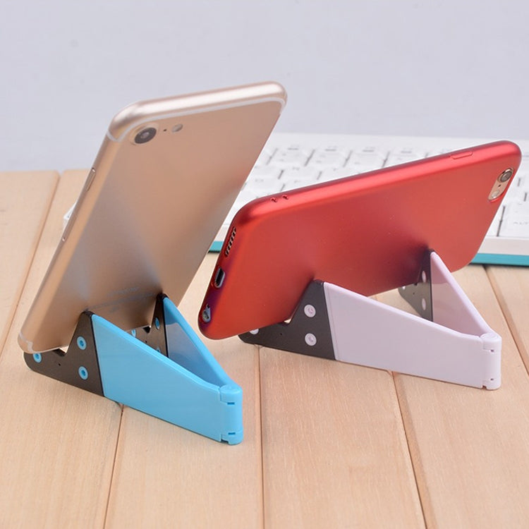 20 PCS V-shaped Portable Mobile Phone Tablet Universal Stand Lazy Desktop Stand, Random Color Delivery