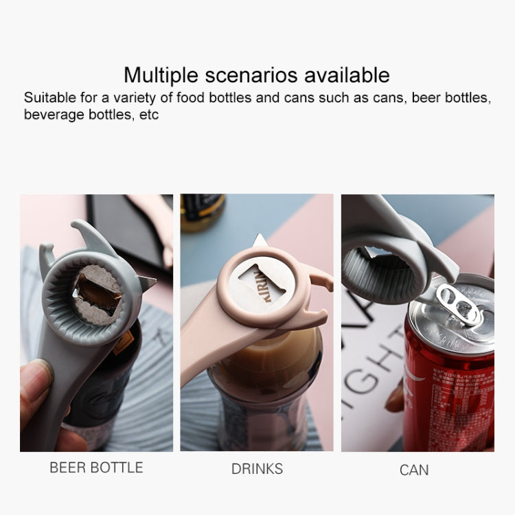 10 PCS 4 in 1 Multifunctional Bottle Opener Stainless Steel Beer Can Opener Random Colour Delivery