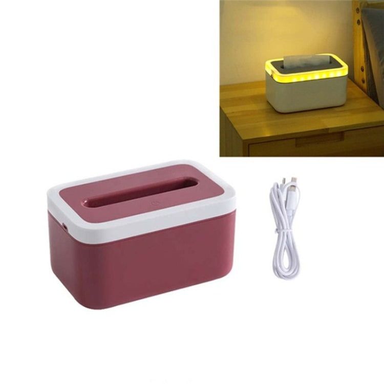 Household Waterproof Removable Tissue Box with Night Light
