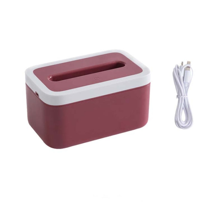 Household Waterproof Removable Tissue Box with Night Light