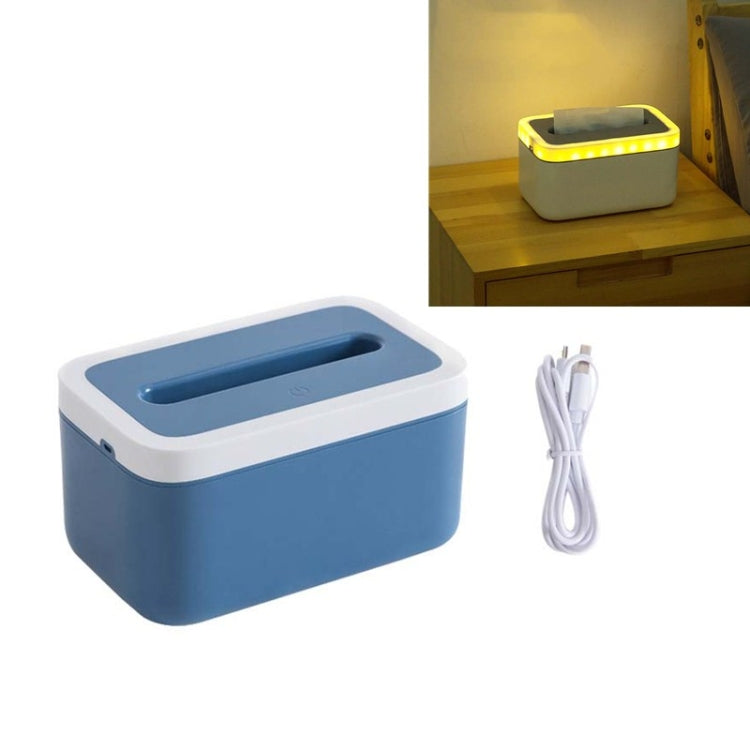 Household Waterproof Removable Tissue Box with Night Light