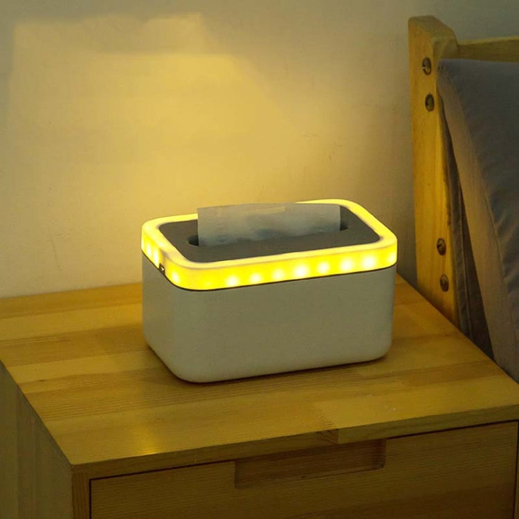 Household Waterproof Removable Tissue Box with Night Light