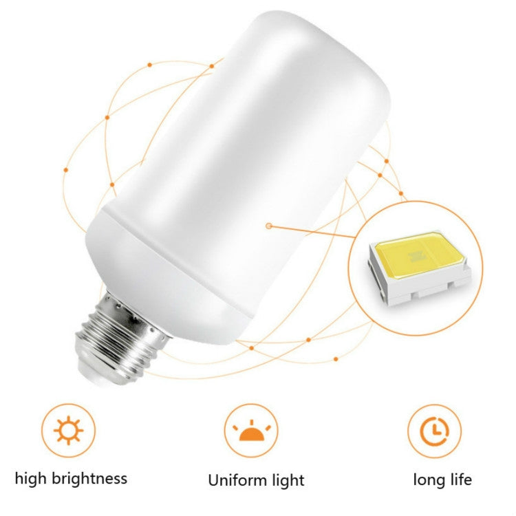 E27 3W 63 LEDs Simulation Dynamic Flame Light Bulb Christmas Halloween Decoration Light
