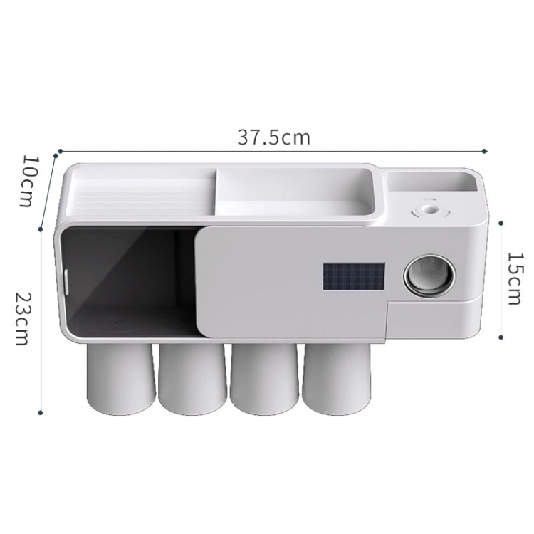 Smart Wall-mounted Perforation-free Ultraviolet Toothbrush Sterilizer