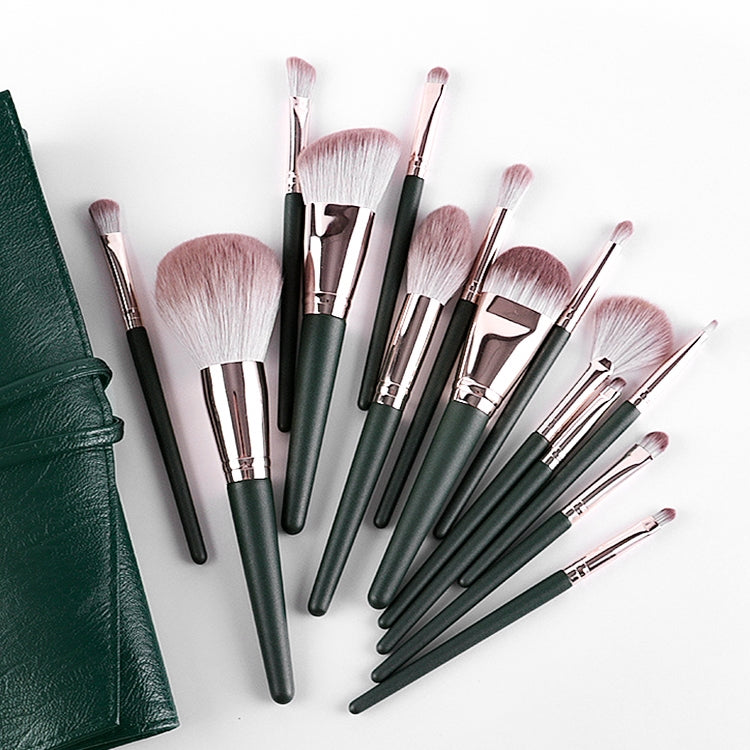 14 in 1 Super Soft Makeup Brush Set Beginner Beauty Tool, Exterior color: 14 Makeup Brushes