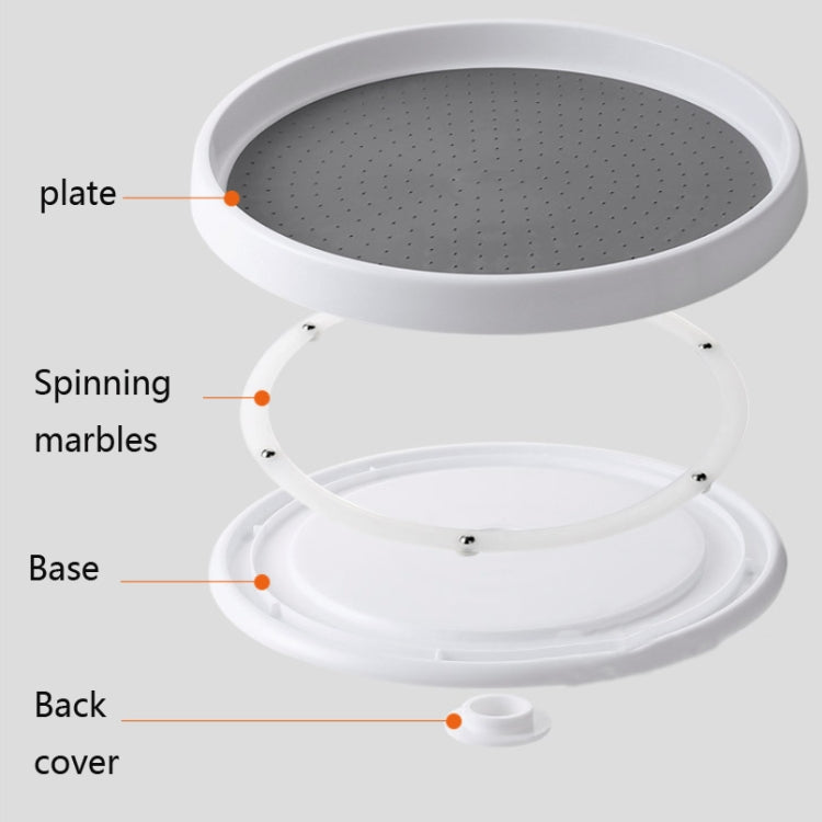 2 PCS Kitchen Condiments Multi-function Rotating Type Shelf, Size:Small