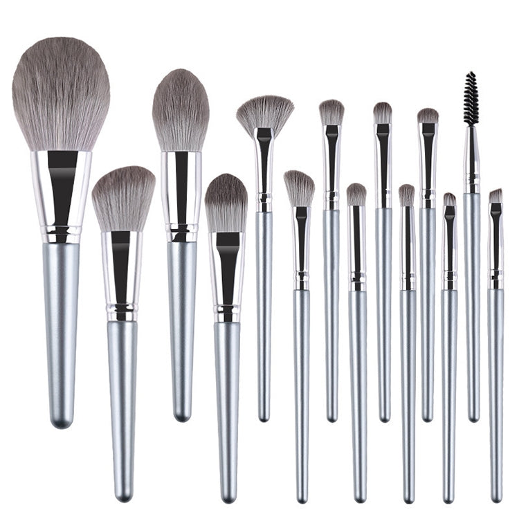 14 in 1  Makeup Brush Set Beauty Tool Brush for Beginners, Exterior color: 14 Makeup Brushes + Green Tube