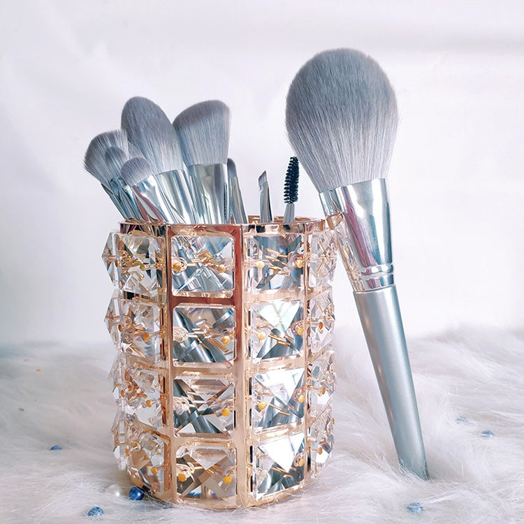14 in 1  Makeup Brush Set Beauty Tool Brush for Beginners, Exterior color: 14 Makeup Brushes + Golden Tube