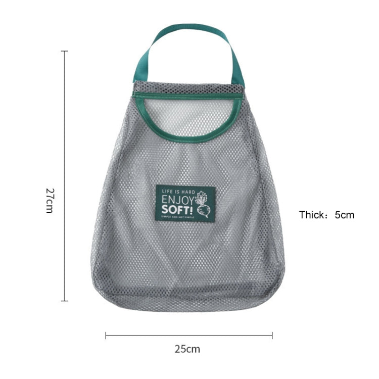 5 PCS Kitchen Vegetable Storage Mesh Bag Household Multi-purpose Wall Hanging Bag Onion Garlic Storage Bag