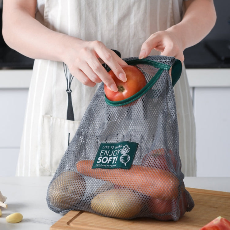 5 PCS Kitchen Vegetable Storage Mesh Bag Household Multi-purpose Wall Hanging Bag Onion Garlic Storage Bag