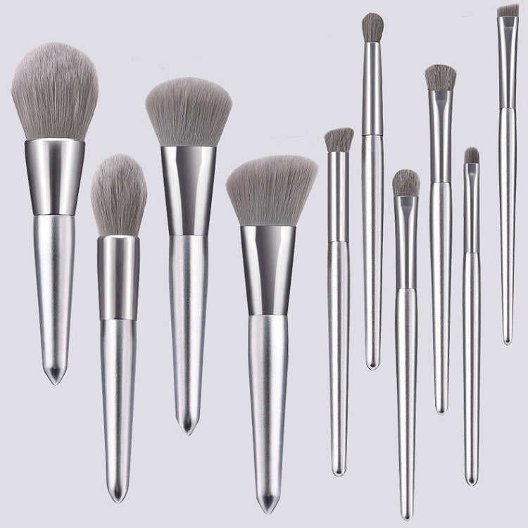 10 in 1 Makeup Brush Set Beauty Tool Brush for Beginners, Specification:10 Makeup Brushes