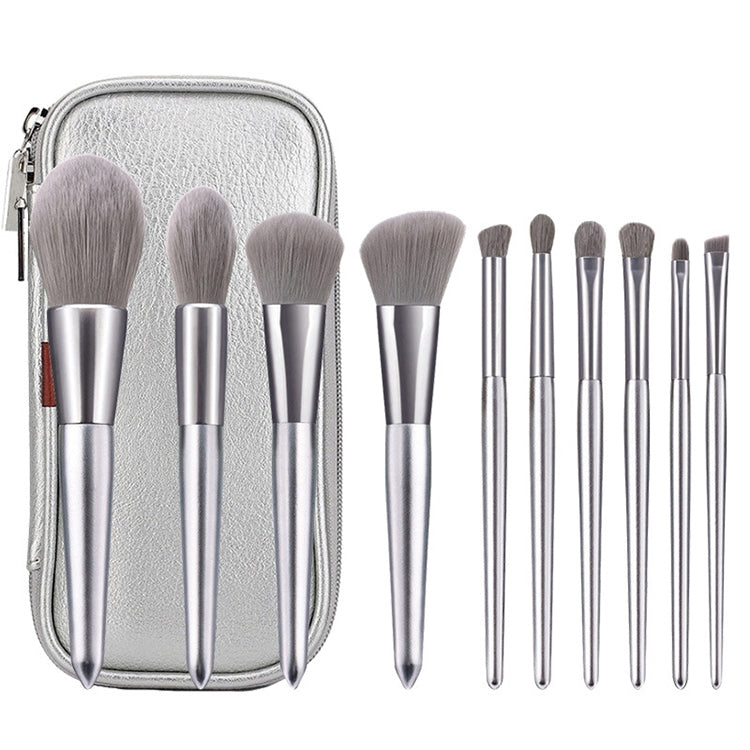 10 in 1 Makeup Brush Set Beauty Tool Brush for Beginners, Specification:10 Makeup Brushes+ Zipper Bag
