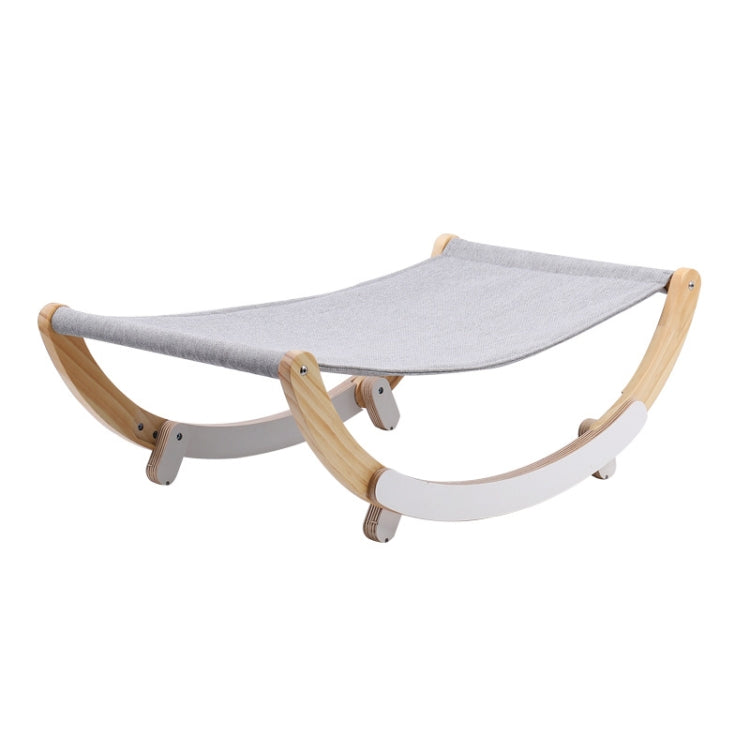 Solid Wood Cat Shaker Breathable Pet Bed
