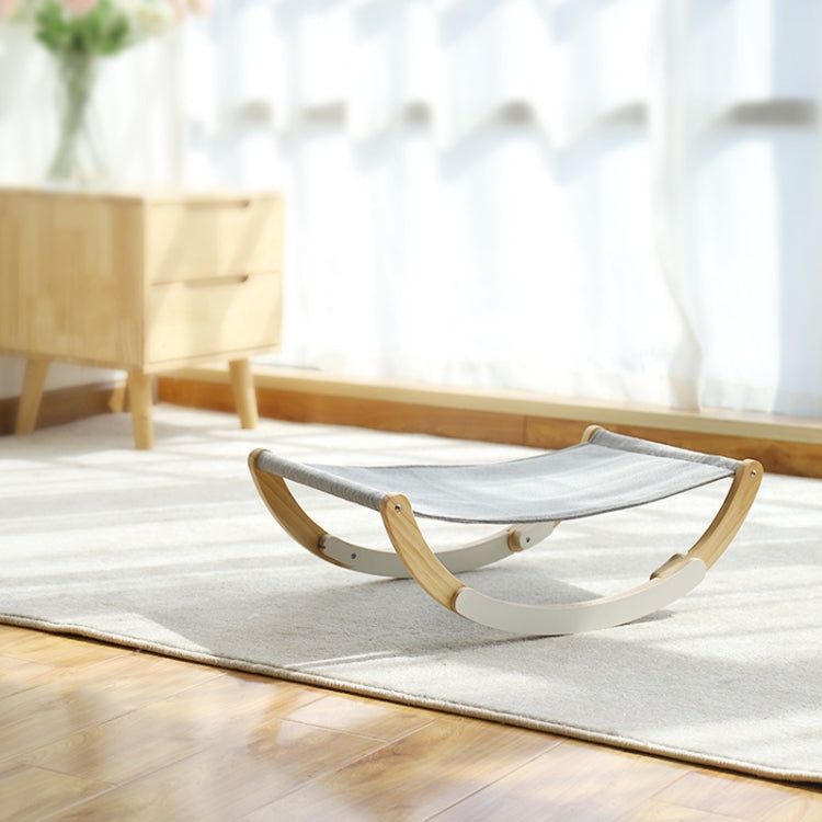 Solid Wood Cat Shaker Breathable Pet Bed