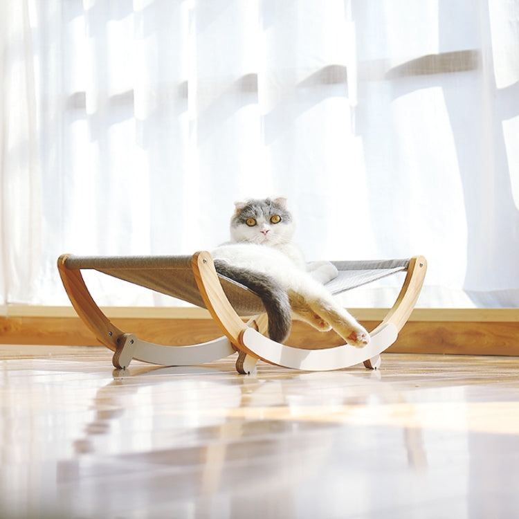 Solid Wood Cat Shaker Breathable Pet Bed