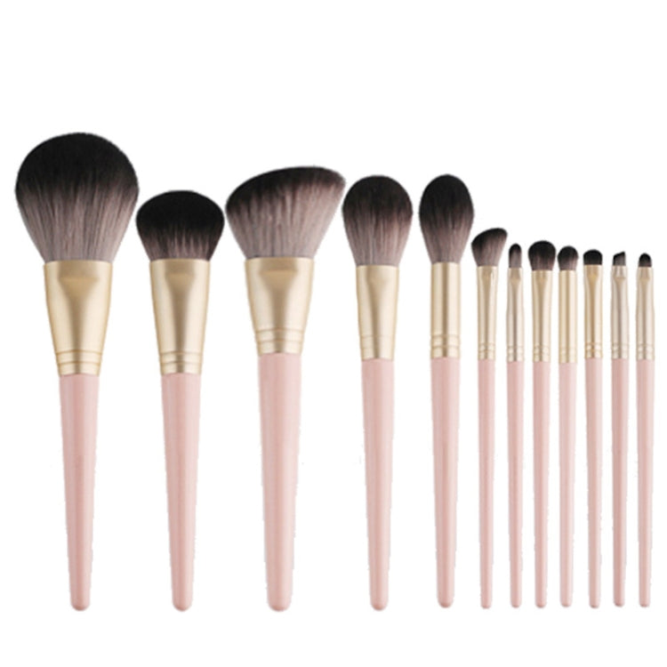 12 in 1 Makeup Brush Set Beauty Tool Brush for Beginners, Exterior color: 12 Makeup Brushes