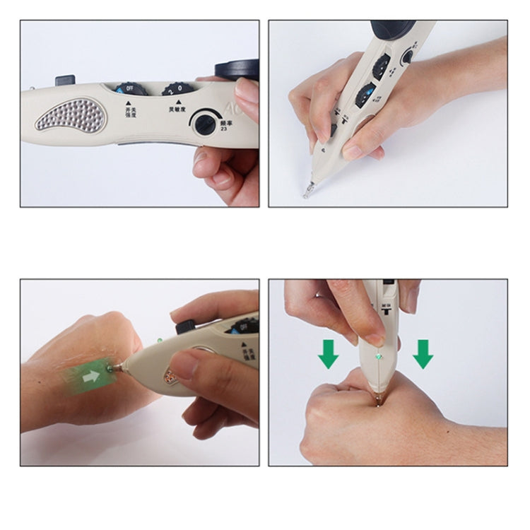 Meridian Pen Automatically Finds Acupoints with Energy Acupuncture Pen Following the Meridian Acupuncture Massager