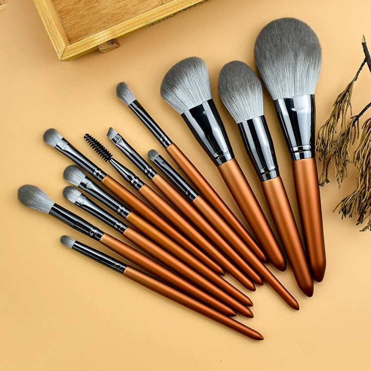12 in 1 Soft Quick-drying Makeup Brush Set for Beginner, Exterior color: 12 Makeup Brushes
