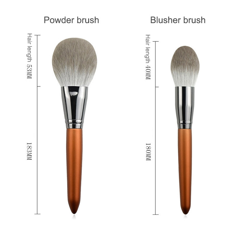 12 in 1 Soft Quick-drying Makeup Brush Set for Beginner, Exterior color: 12 Makeup Brushes + Silver Tube